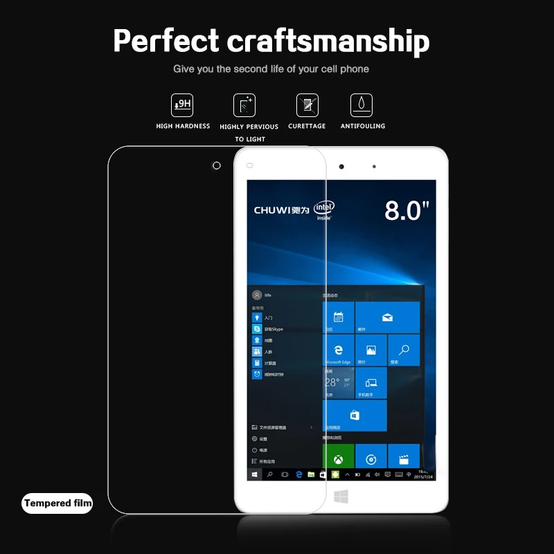 Высококачественная пленка из закаленного стекла для Chuwi hi8 pro/ vi8 plus 8 0 дюймов