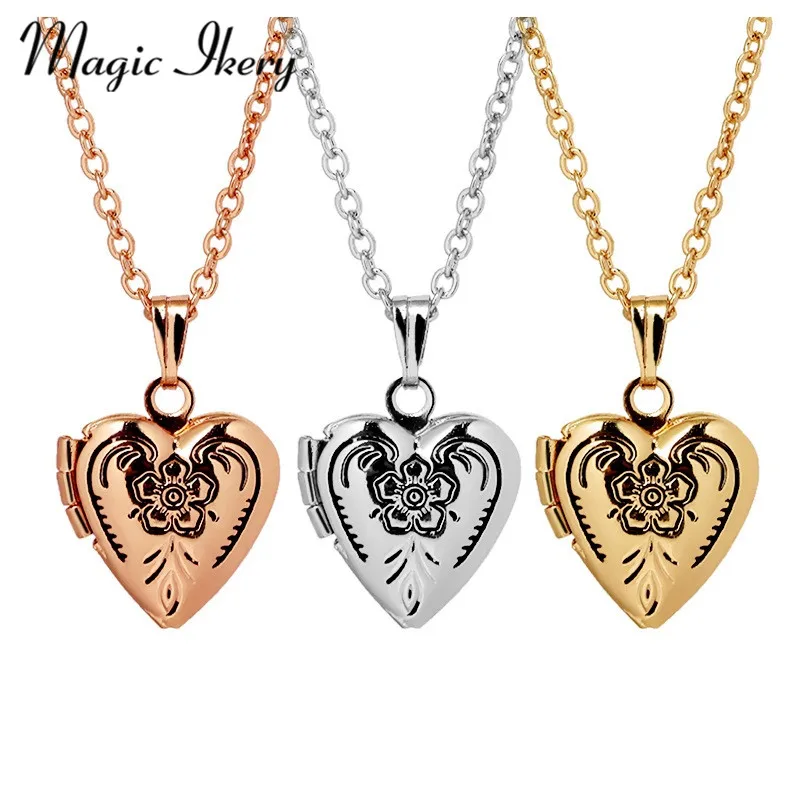 Женская подвеска в виде сердца фоторамки|necklace flower|pendant necklacelocket pendant |