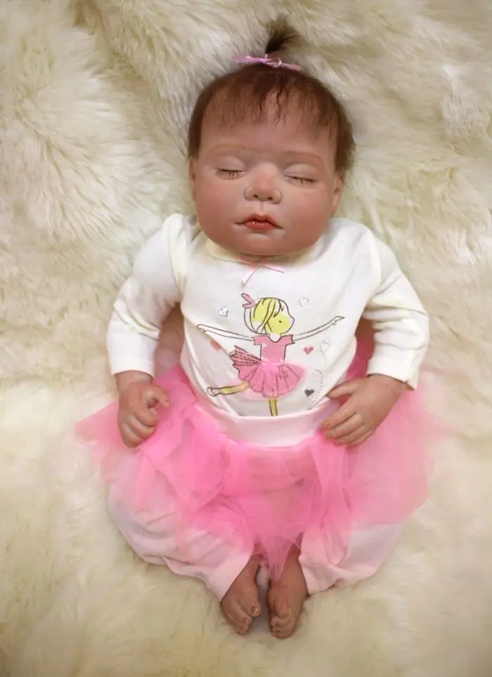 20&quot Baby Sleeping Dolls Silicone Reborn Doll Girl Boy bedtime Princess Birthday Gift Kid's Toys bonecas | Игрушки и хобби