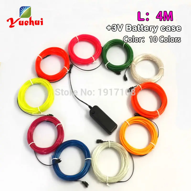 Гибсветильник неоновый светящийся светодиодный светильник 4 м 10 цветов|tube rope|tube