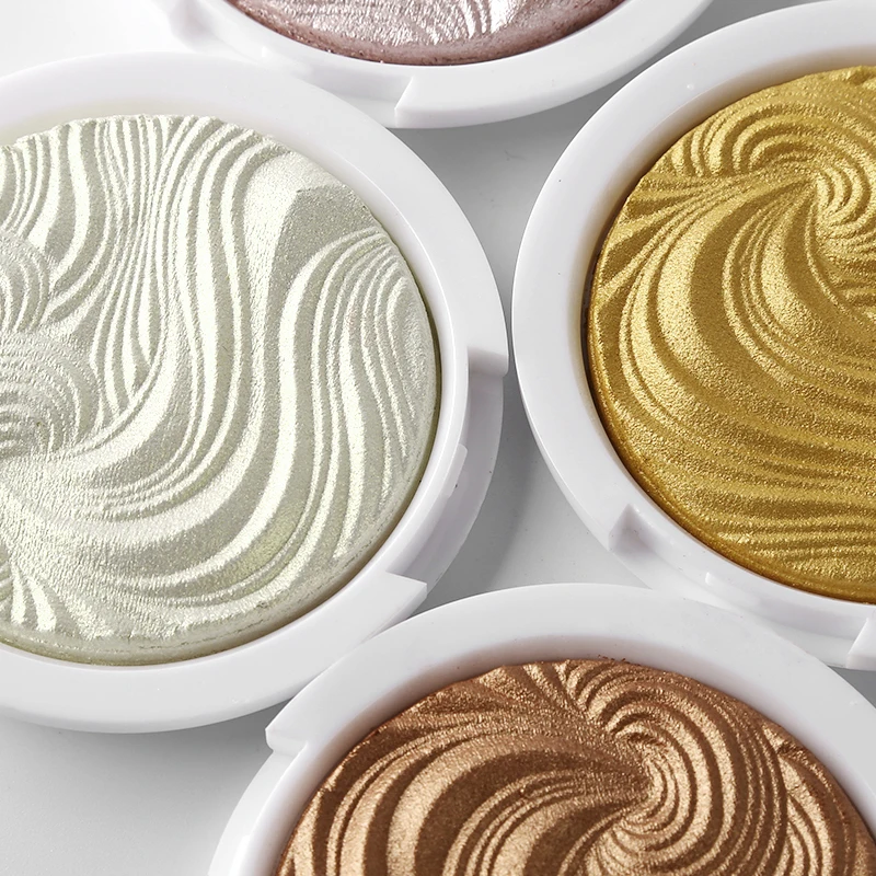 MISS ROSE осветитель макияж Мерцающий Порошок хайлайтер палитра лицо бронзер-база