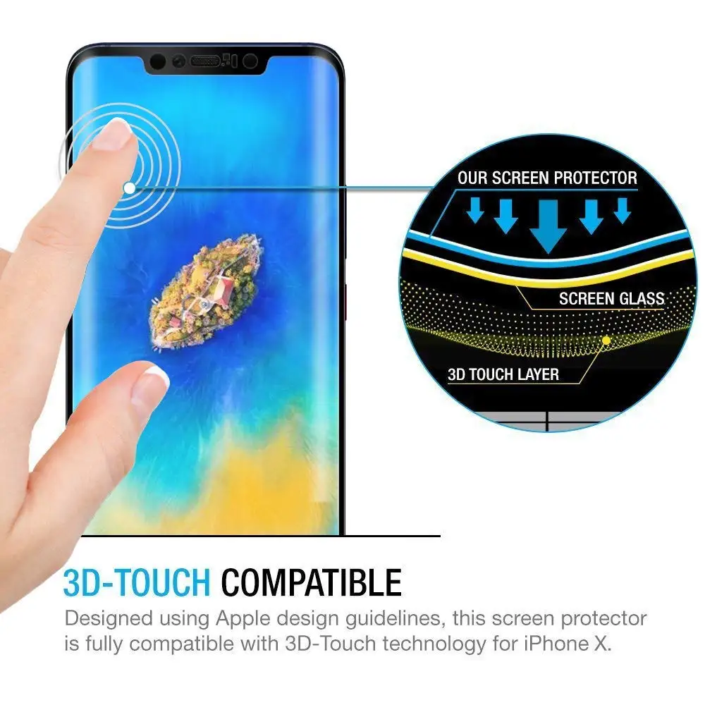 Закаленное стекло 9D для Huawei Honor 7A Pro Защита экрана 7C Y5 Prime 2018 полноэкранная