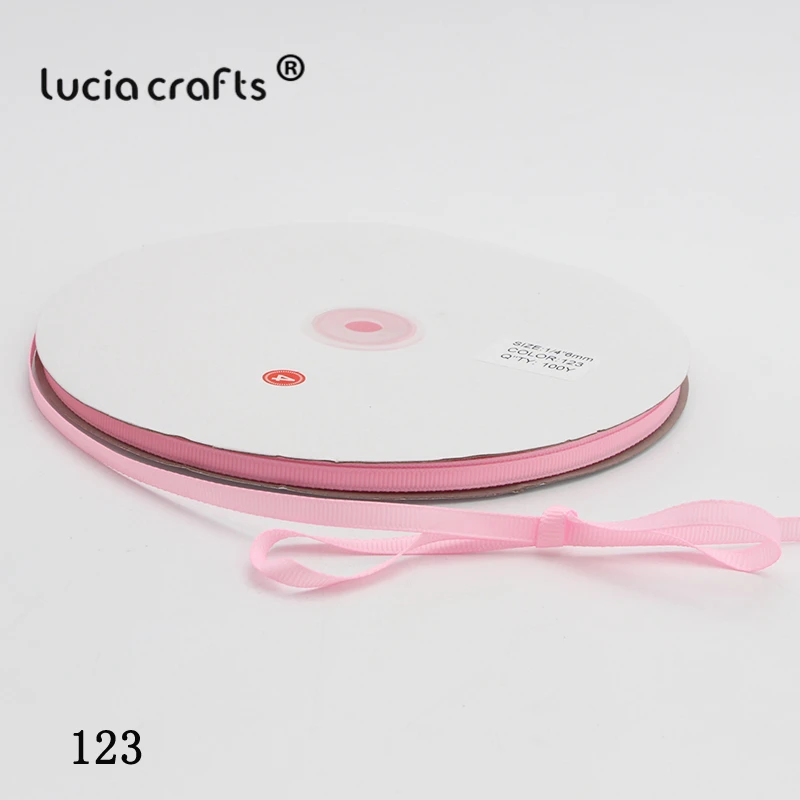 Lucia Crafts 100y 6 мм многоцветные корсажные ленты бант поделки Сделай Сам шитье ручной работы упаковочные материалы аксессуары 040054279