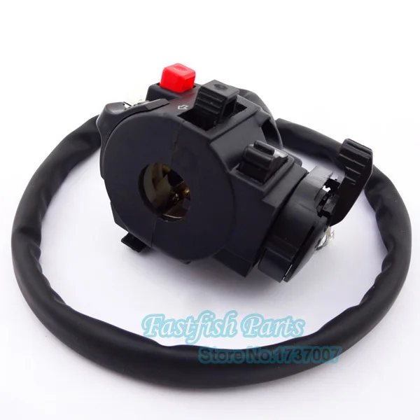 12 кабелей ATV ручка контрольный переключатель с дроссель в сборе w рычаг для 110cc 150cc