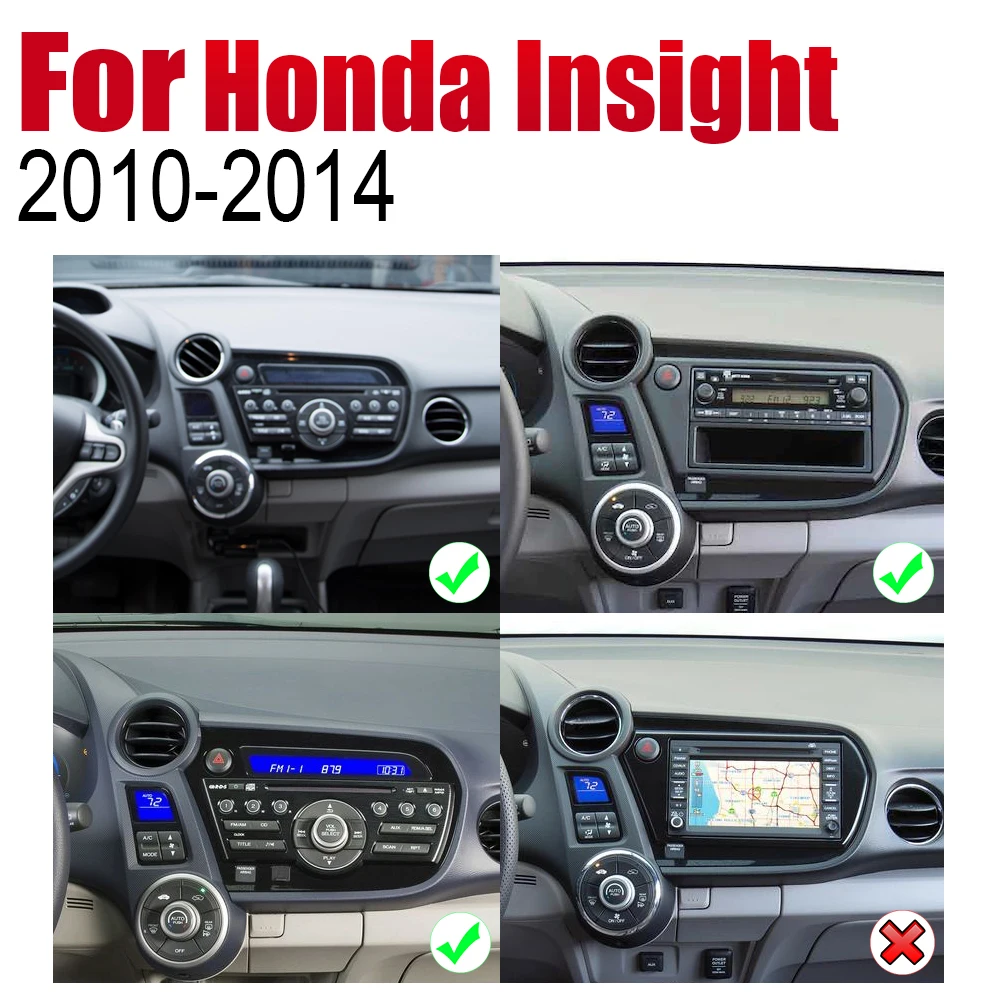 Android 2 Din Авто Радио DVD для Honda Insight 2010~ Автомобильный мультимедийный плеер gps навигационная система Радио стерео