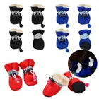 Ботинки Нескользящие, водонепроницаемые, 4 шт., для маленьких щенков, кошек, собак