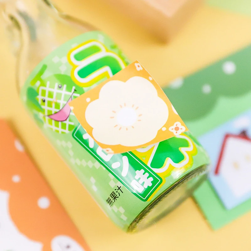 Kawaii милый кролик Кошка десерт липкие наклейки на заметки маркер блокнот флаги