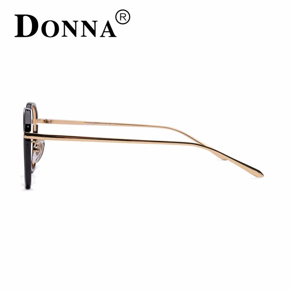 Donna рецепт для чтения Очки оптический Рамки S Для женщин Круглый Золотой DN06|frame