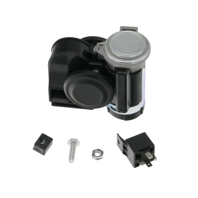 

Супер громкий клаксон MotoLovee для автомобиля, 12 В, компактный клаксон с улиткой, клаксон для мотоцикла, автомобиля, грузовика, лодки, фургона, запчасти для модификации