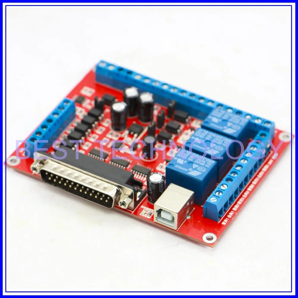 6Axis MACH3 CNC breakout board Интерфейсная плата адаптера для шагового двигателя драйвер управления движением карты