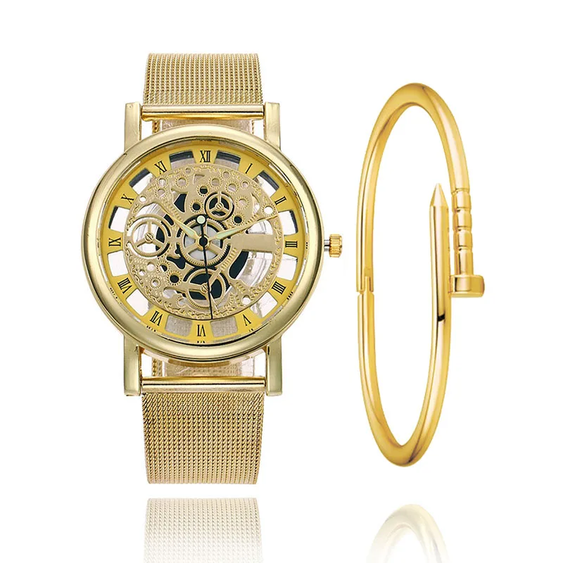 2019 новые брендовые Роскошные модные повседневные мужские часы с скелетом