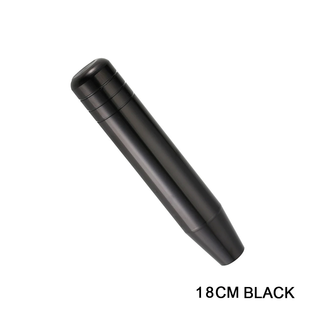 18CM BLACK R-EP универсальная алюминиевая ручка переключения передач 13 см 18 см жареная синяя гоночная ручка переключения передач для большинства автомобилей - Название цвета: 18CM BLACK