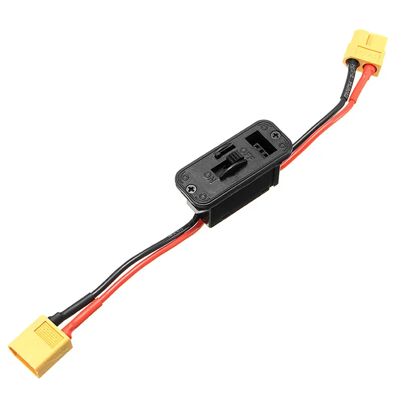 Осевой XT60 разъем включения выключения с удлинительным проводом для RC Lipo батарея
