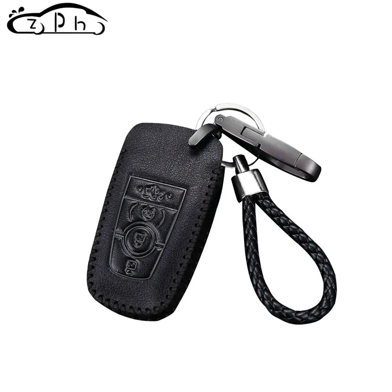 Кожаный чехол для автомобильных ключей Ford Fusion Mustang Explorer F 150 250 350 2017 2018 Край