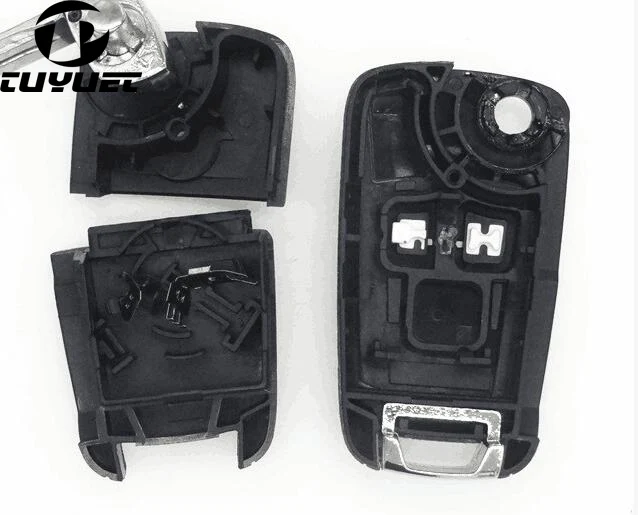 Blank Car Key Blanks Case Modified Folding FLip remote key shell for Chevrlet Cruze Spark | Автомобили и мотоциклы