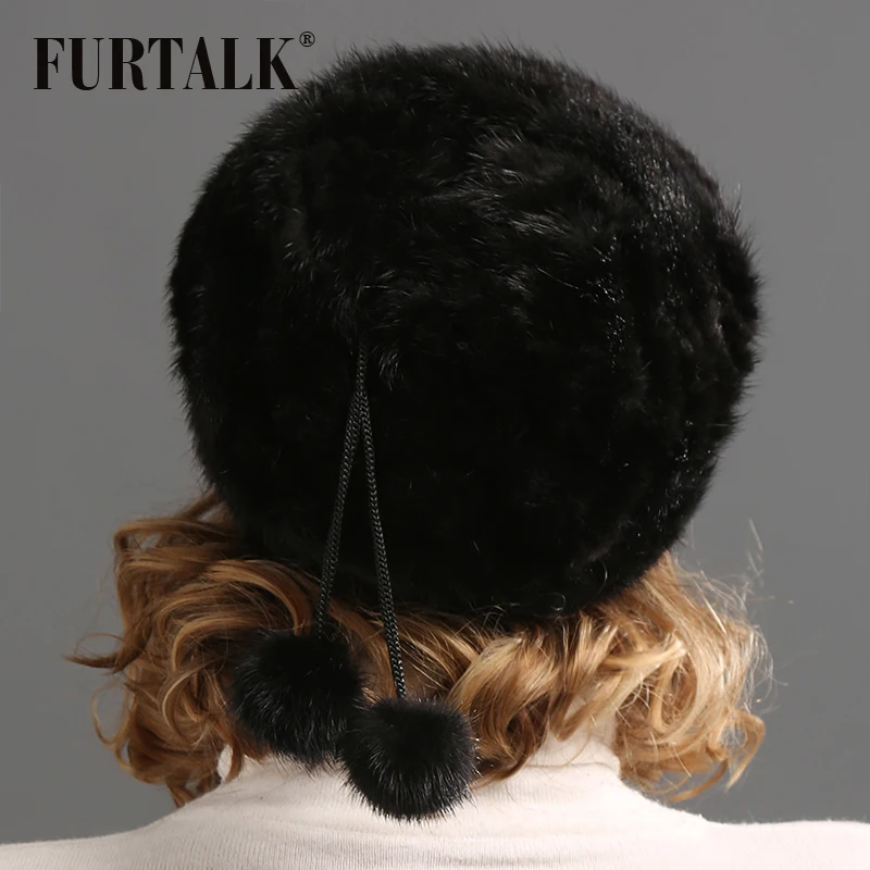 Меховая шапка для женщин меховая теплые зимние шапки женщин|mink fur hats|mink hat womenfur |