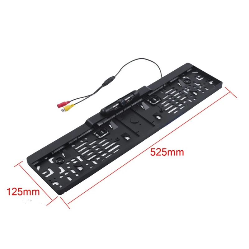 ЕС Автомобильная рамка номерного знака камера заднего вида Hd с 4 ИК-светильник |