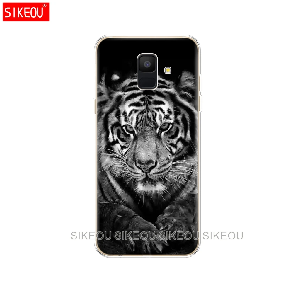 10138 Силиконовый чехол для samsung Galaxy A6 Dual SIM SM A600 A600F для samsung A6 Plus A605 A605F Волк тигр, Лев, Леопард медведь - Цвет: 10138