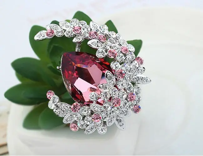 New Channel Jewelry Sets Drop Necklaces Pendants Brooches for wedding Made with SWAROVSKI Elements Crystals from | Украшения и