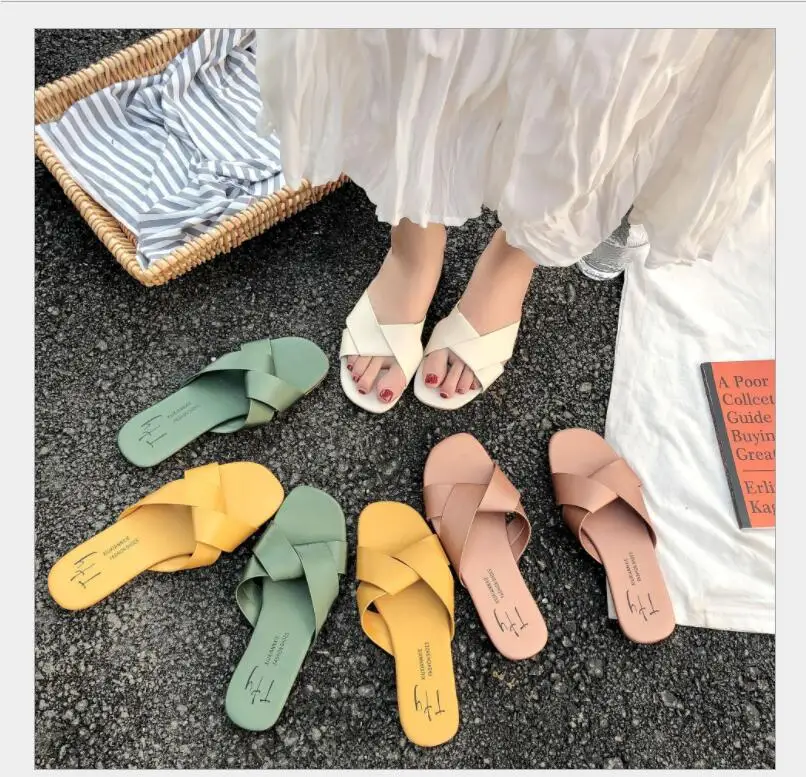 Новинка 2019 летние сандалии пляжная обувь в стиле интернет знаменитости