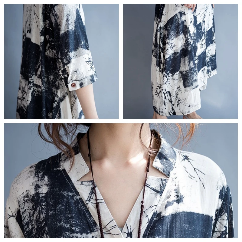 Elseisle японское платье 2017 летнее винтажное большого размера в Корейском стиле