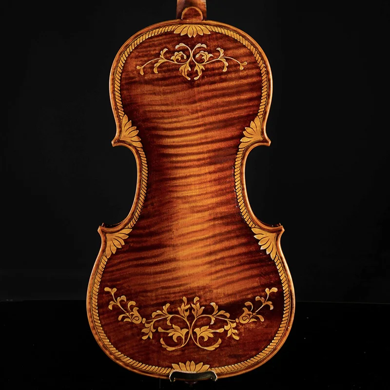 Кристина E07-carved скрипка 4/4 усовершенствованная итальянская скрипка ручной работы старинная скрипка из дерева ели o музыкальный инструмент, чехол для скрипки, канифоль
