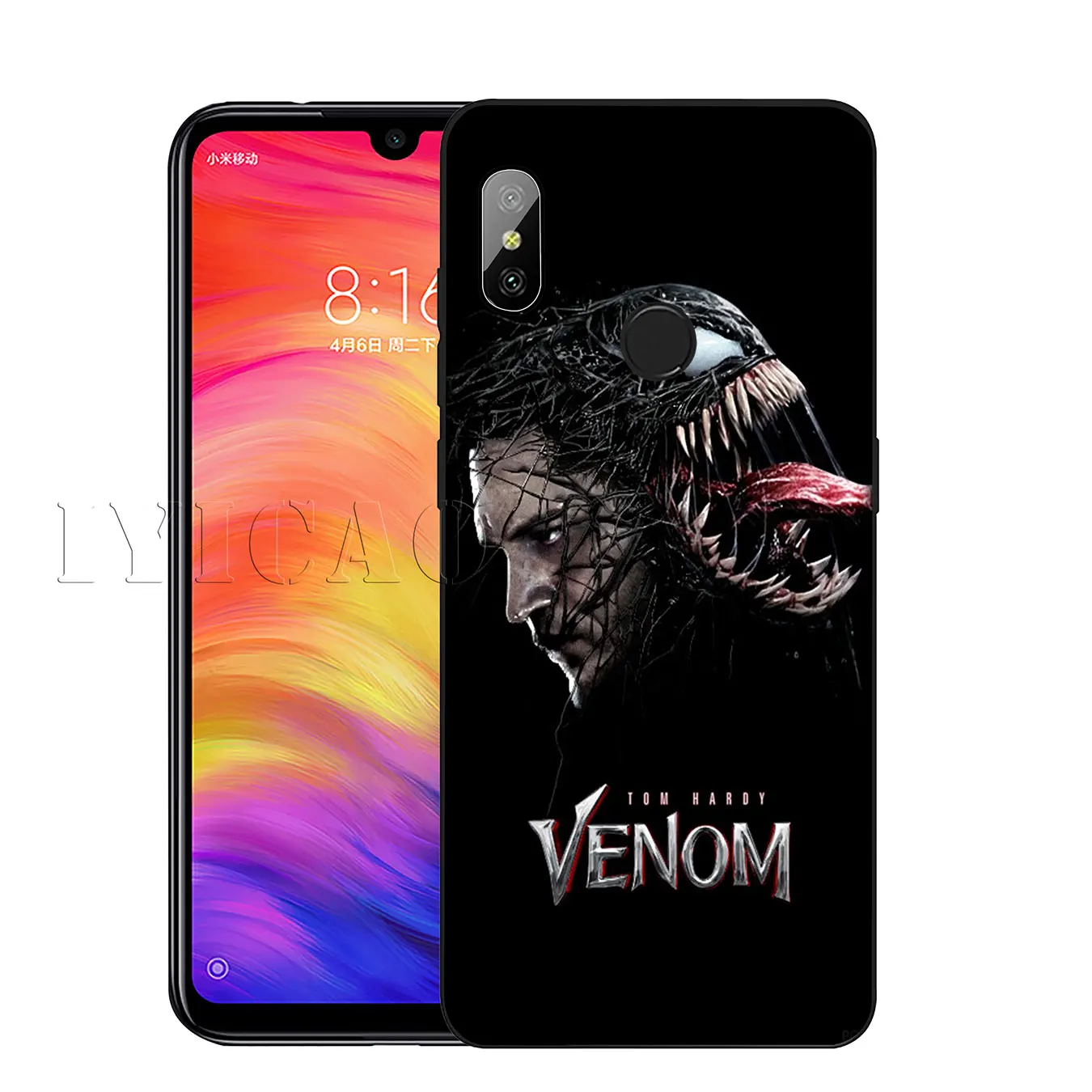 IYICAO Venom Marvel Мягкий силиконовый чехол для телефона Xiaomi Mi 10 9 9T CC9 CC9E 8 SE A3 Pro A1 A2 Lite 6