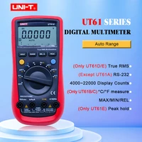 uni t ut61e digital multimeter true rms auto range ut61abcd ac dc meter data hold multimetreusb voltage and current monitor