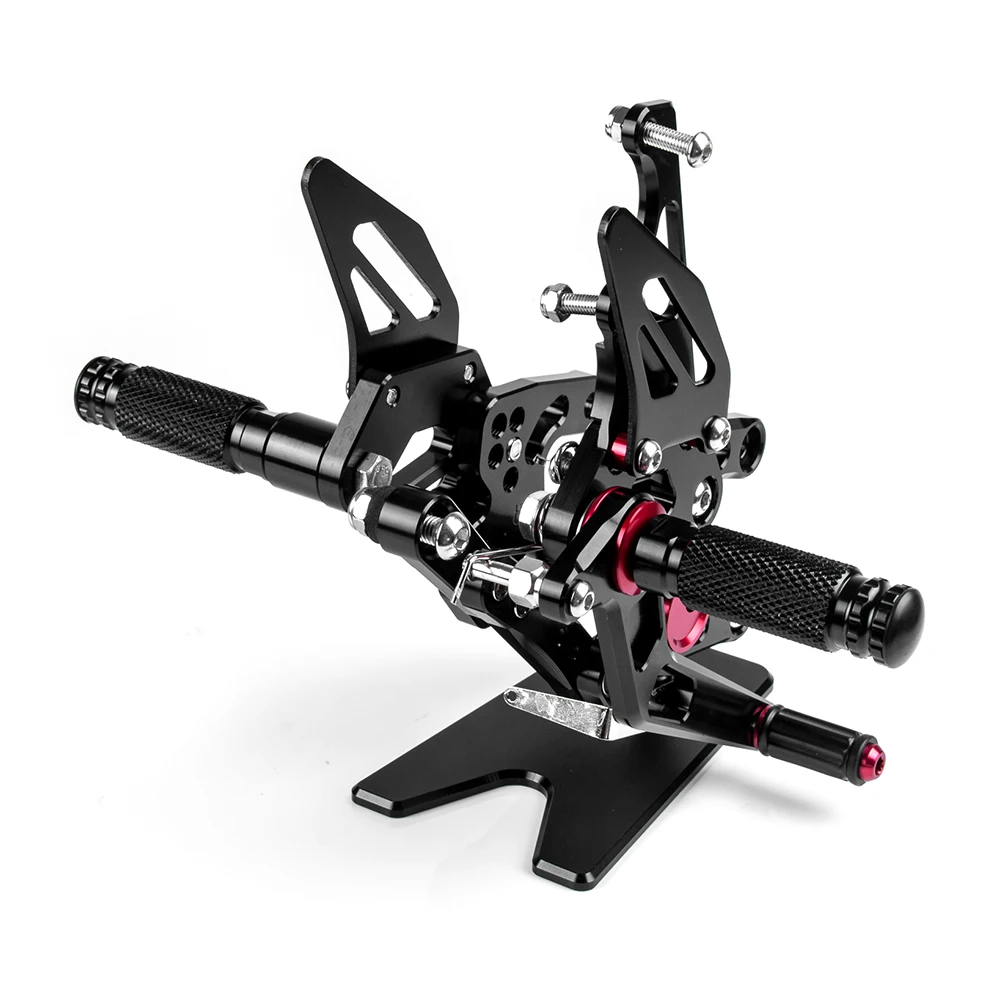 Для Honda CBR1000RR ЧПУ регулируемый задний комплект Rearsets ног 2008 2009 2010 2011 2012 2013