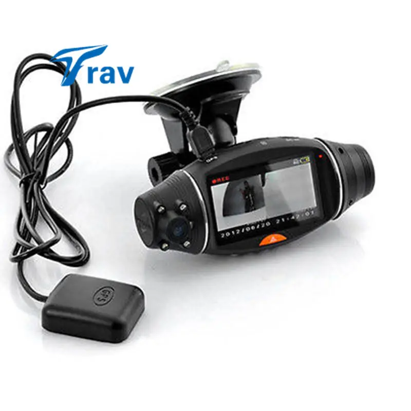 Автомобильный видеорегистратор R310 TFT с двумя объективами 2 7 дюйма GPS G датчик|hd car