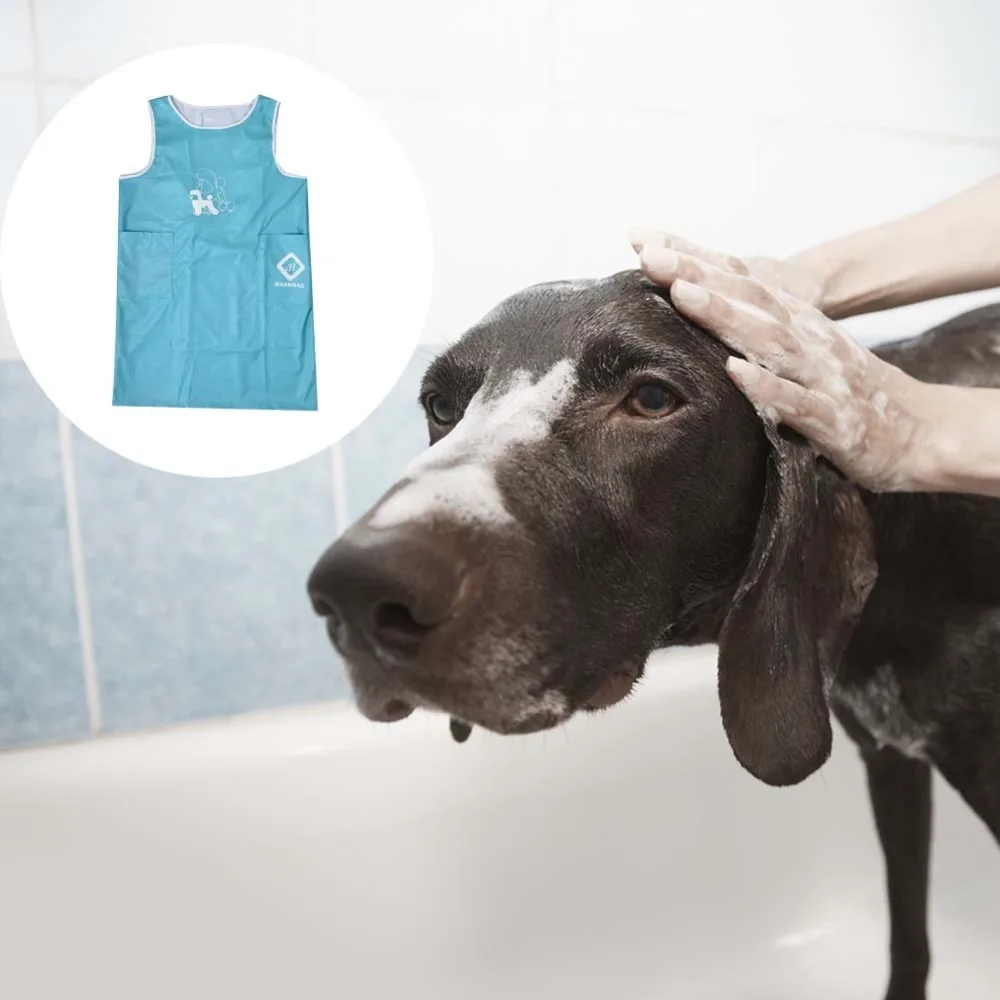 3 цвета фартук для домашних животных Pet Уход за лошадьми Красивая накидка ПЭТ косметичка свободное Водонепроницаемый Костюмы ПЭТ фартук для зоомагазина без рукавов или с длинными рукавами