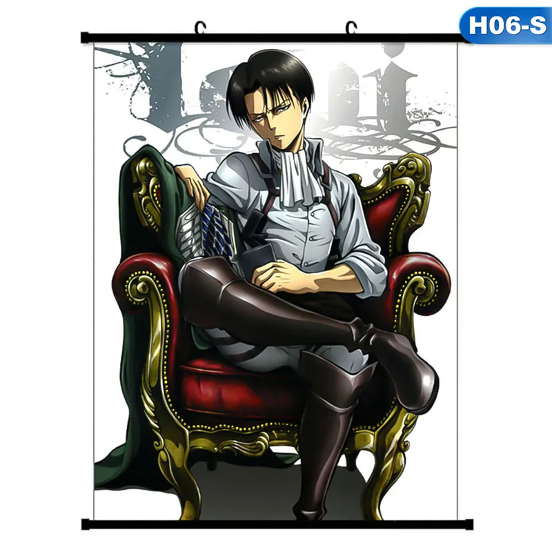 Домашний декор атака на Титанов Shingeki no Kyojin Косплей свиток