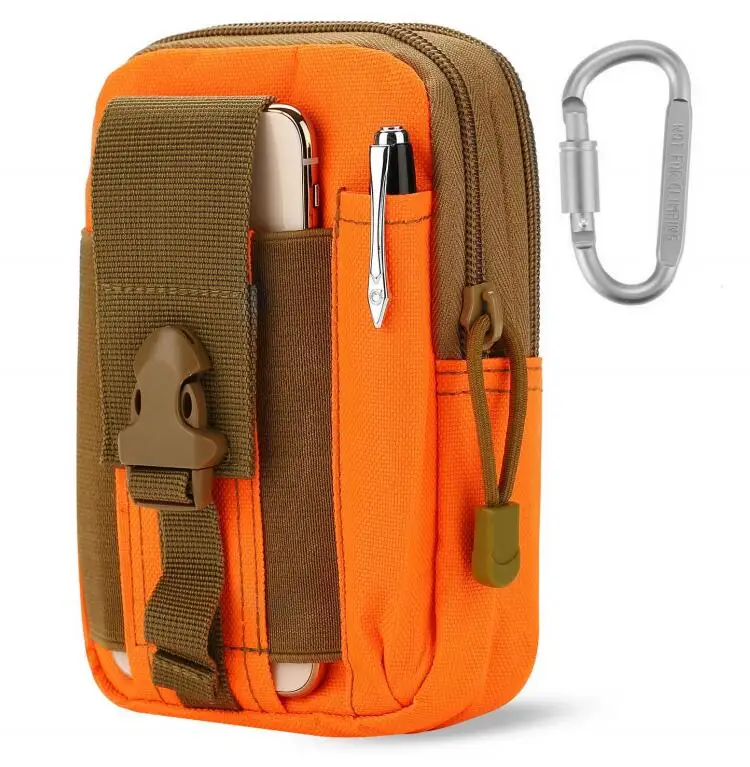 Orange Наружная тактическая поясная Сумка EDC Molle поясная сумка для безопасности тактическая Сумка Molle универсальная сумка для EDC гаджет поясная сумка - Цвет: Orange