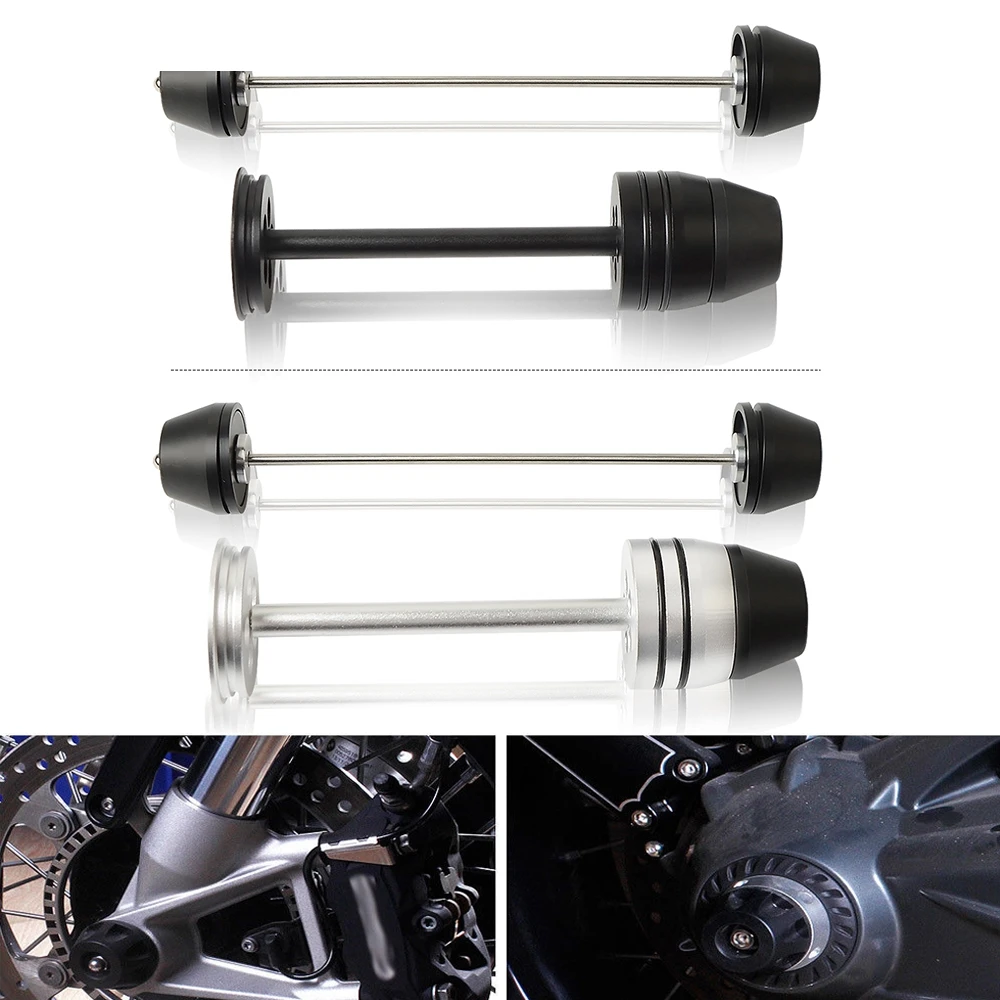 

Для BMW R NINE T 2013-2018 черный серебристый мотоцикл переднее заднее переднее колесо вилка осевые Ползунки крышка защита от падения