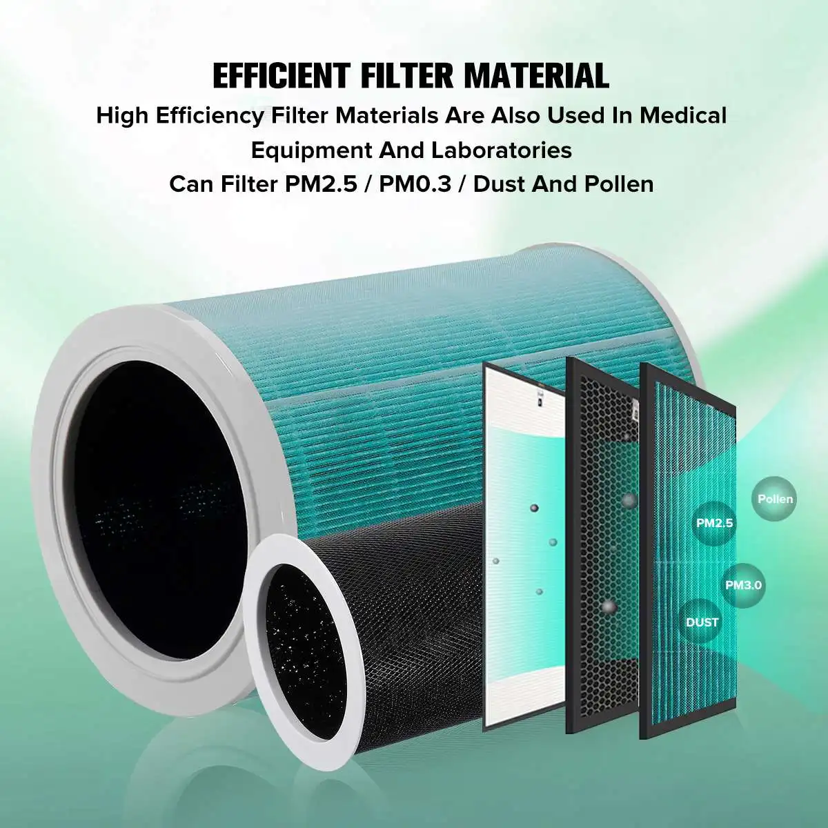 Сменный фильтр HEPA с активированным углем для умного воздухоочистителя