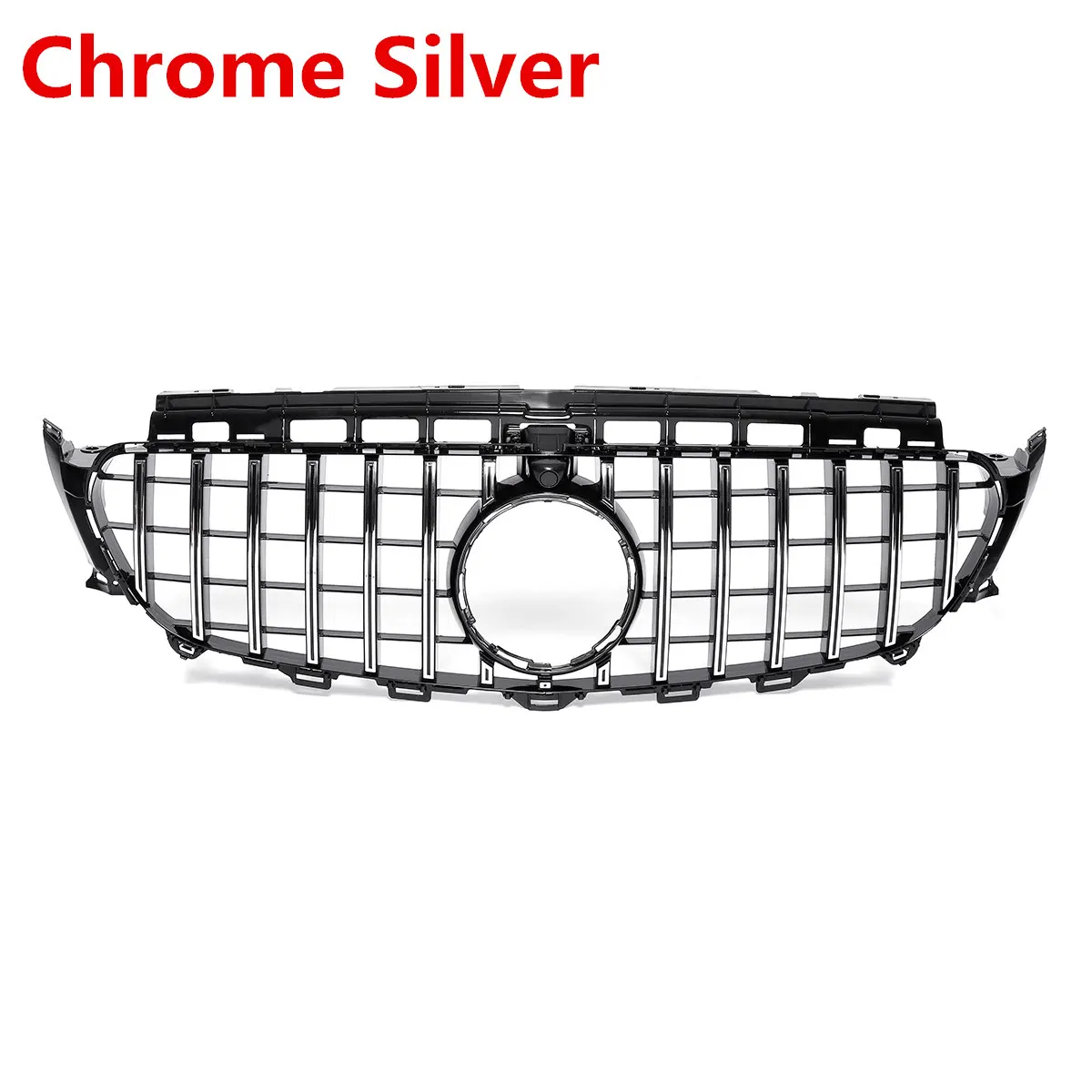 W213 Grill GT R/Алмазный автомобильный гриль для Mercedes для Benz W213 E200 E300 E400 E43 Для AMG- без эмблемы