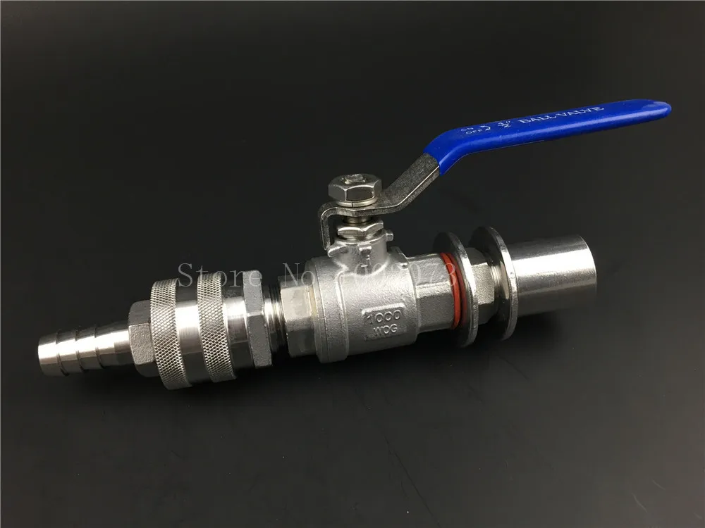 Набор шариковых клапанов из нержавеющей стали для пивоварения 1/2 &quotNPT с набором