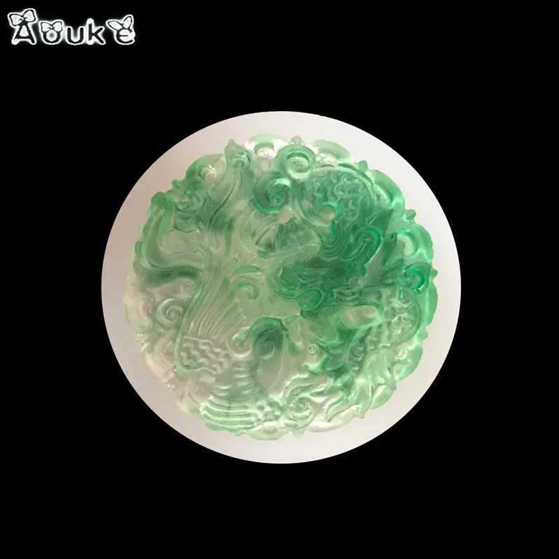 Силиконовые формы для украшения шоколада и торта в виде дракона высокой