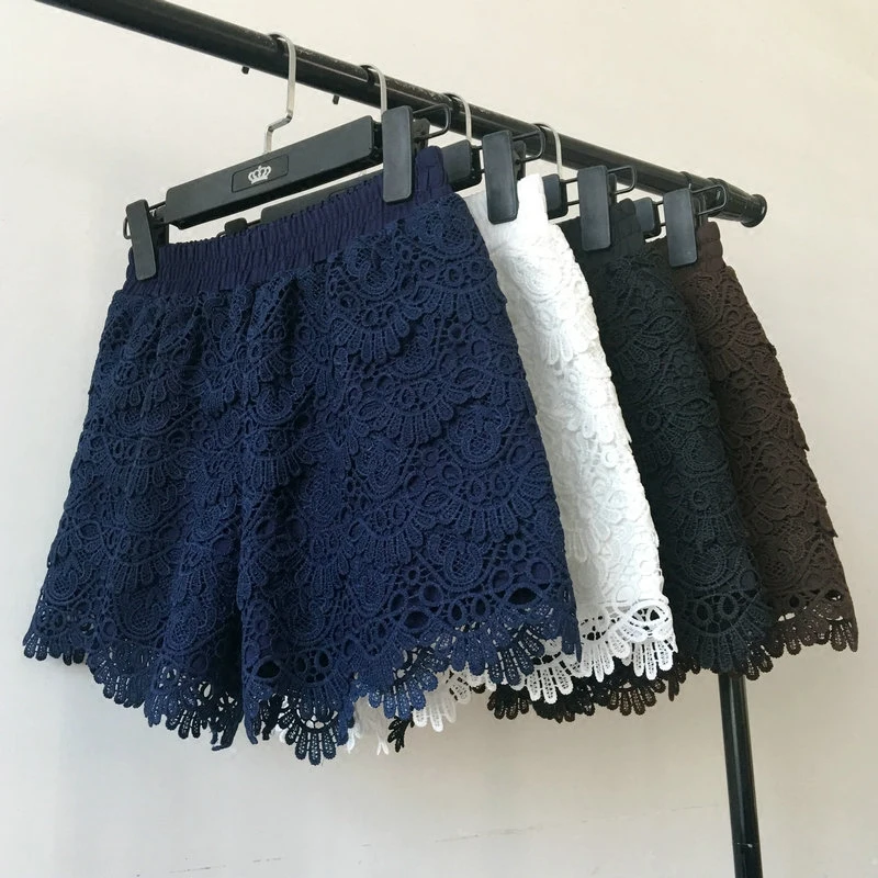 2021 new lace shorts women summer S-2XL 21-1029 | Женская одежда