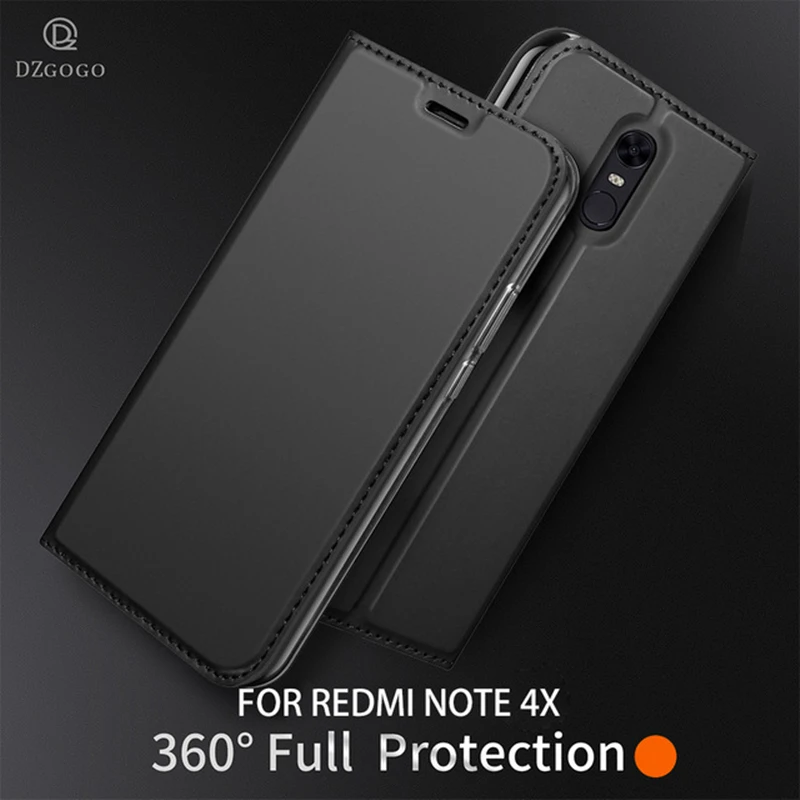 Чехол DZGOGO для Xiaomi Redmi Note 4X кожаный чехол бумажник xiaomi полностью защитный