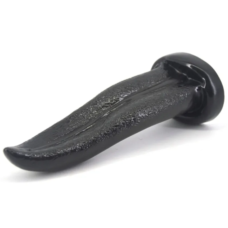 Tongue Shape Anal Plug Simulation Dildo Huge Butt Stuffed Stopper Anus Massager Unique Design Sex Toy for Adult H53 | Красота и