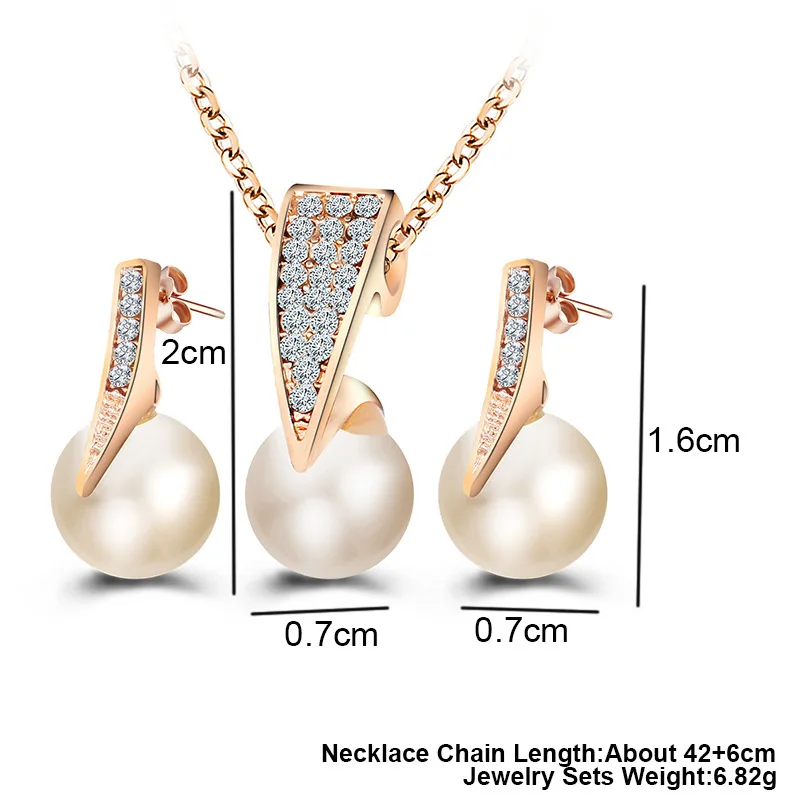 Jewelry Sets Jewellery Dubai Necklace Set Wedding Chain Women Earrings Accessories | Украшения и аксессуары