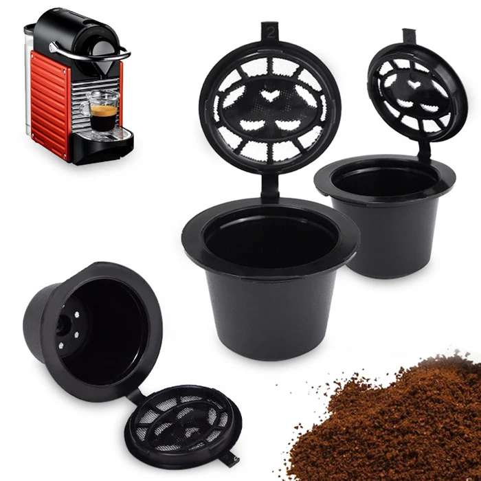 Многоразовая капсула для кофе чашка многоразовая ситечко Nespresso машина/Кофеварка