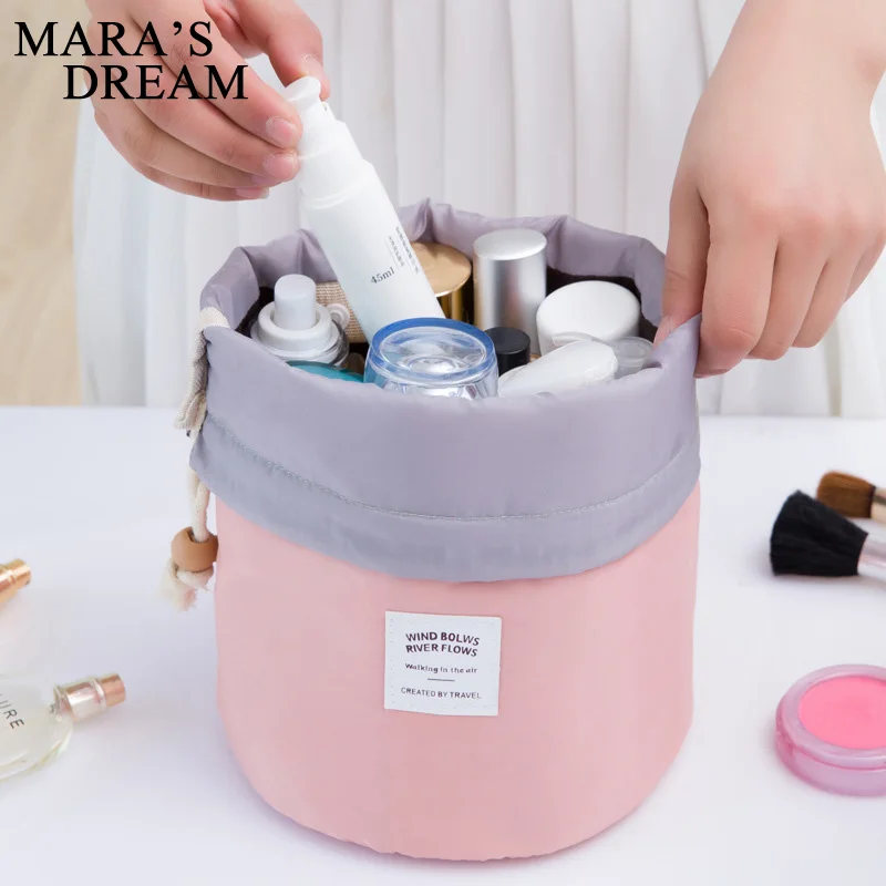 Maras Dream косметичка в форме бочки для путешествий нейлоновая сумка косметики