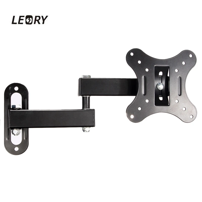 LEORY 14 дюймов до 27 крепления для телевизора Универсальный кронштейн LED LCD плоская
