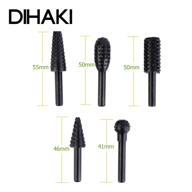 Вращающиеся напильники из быстрорежущей стали вращающаяся шиповая головка 5