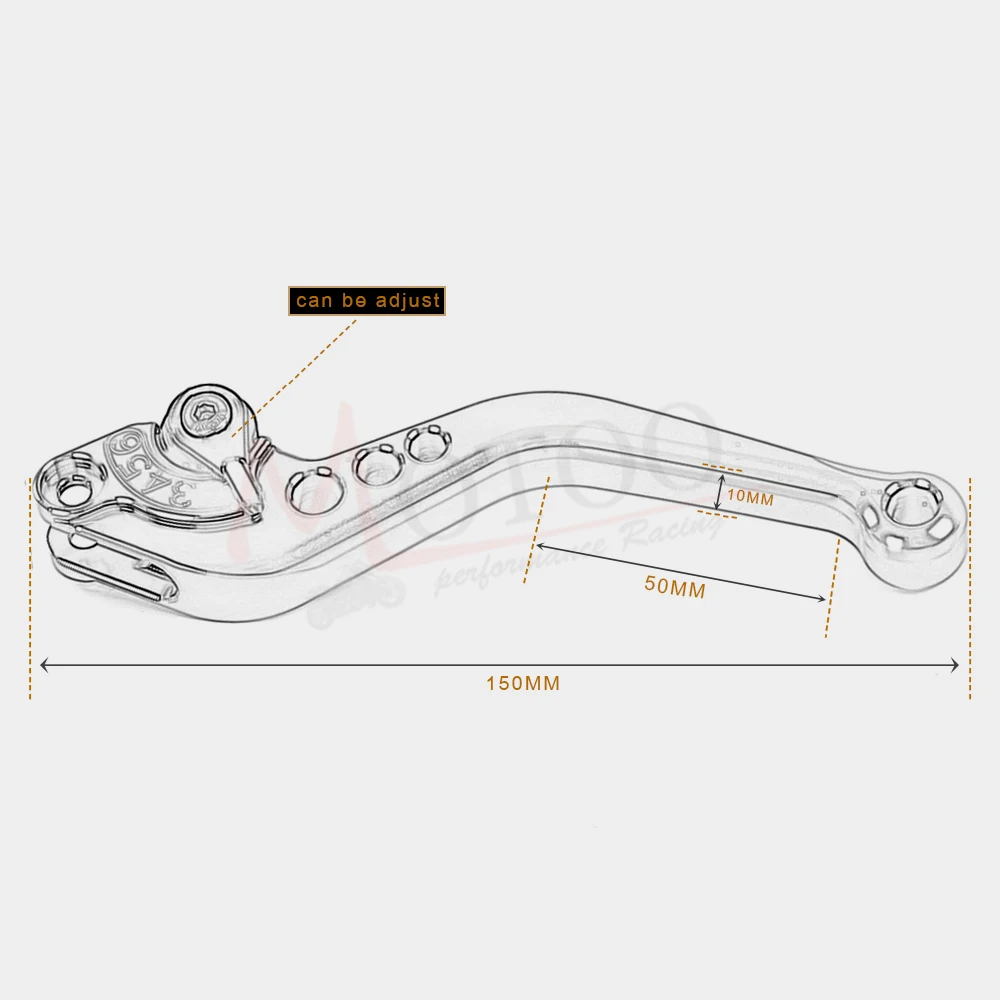 Motoo F 11 H рычаги Тормозной сцепления мотоцикла для DUCATI 1098/S/Триколор 1198 S/R 749/S/R 848/EVO