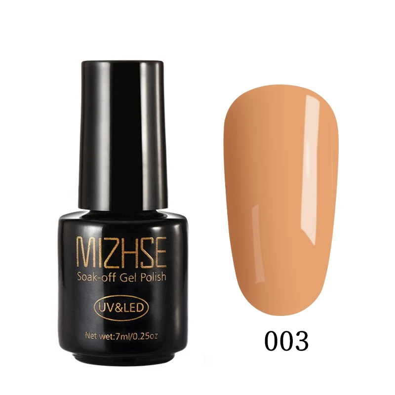 nude003 MIZHSE долговечный Гель-лак Macaron телесный серия лак для ногтей 7 мл красный серый личная гигиена клей Блестящий лак для ногтей верхнее базовое пальто - Цвет: nude003