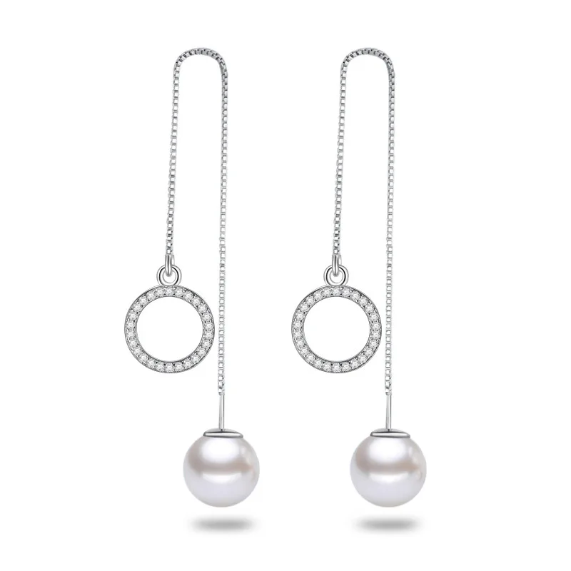Женские серьги гвоздики из серебра 925 пробы с жемчугом|fashion stud earrings|stud earringsearrings women