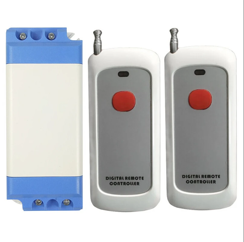 Универсальный AC 85v 110v 220v 240V 250V 1 ch RF беспроводной пульт дистанционного управления переключатель Высокое качество 1 ключ самоблокирующийся 50m